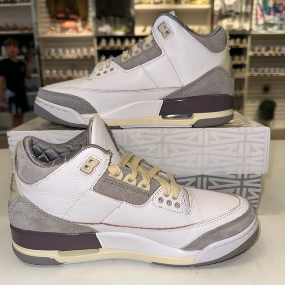 Size 8W (6.5M) - Air Jordan 3 Retro SP x A Ma Maniere Low DH3434-110 - Picture 2 of 8